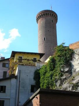 Castle of Ivrea Stock Photos