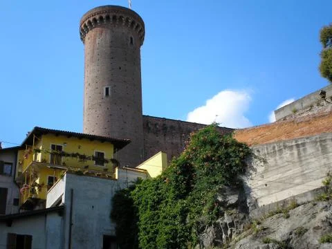 Castle of Ivrea Stock Photos