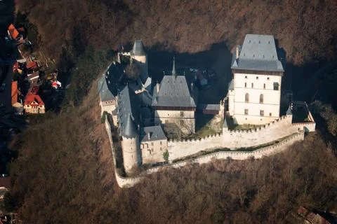 Castle Karlstejn Stock Photos