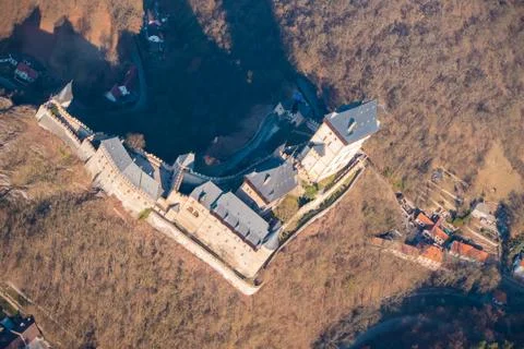 Castle Karlstejn in spring Stock Photos