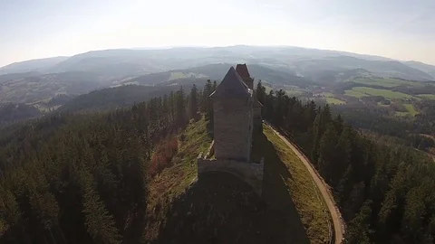 Castle Kasperk. Czech Republic. Stock Footage 74680485