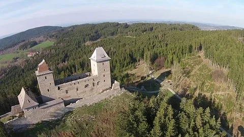 Castle Kasperk. Czech Republic. Stock Footage 74680486