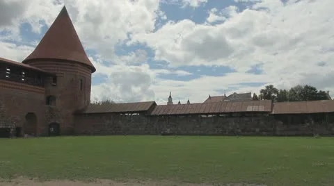 Castle in Kaunas 스톡 동영상 11497958