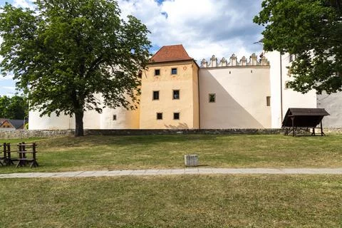 Castle in Kezmarok towny, Slovakia Stock Photos