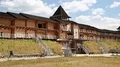 Castle in Kyivan Rus park, Kopachiv village HD Footage