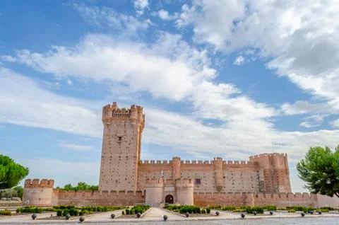 Castle of La Mota Stock Photos