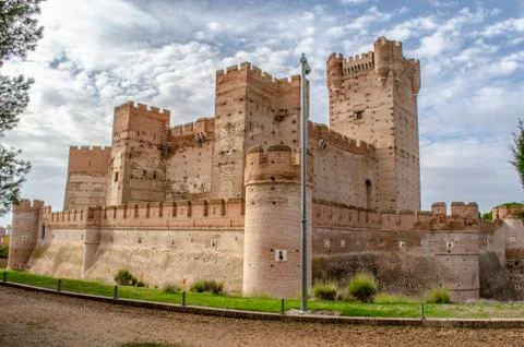 Castle of La Mota Stock Photos