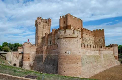 Castle of La Mota Stock Photos