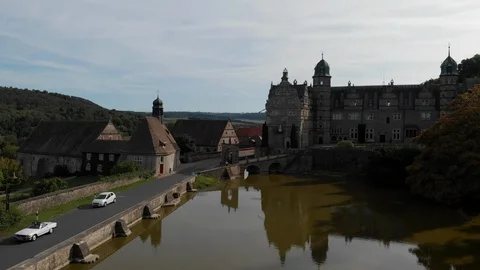 Castle with Lake Stock Footage 115955653