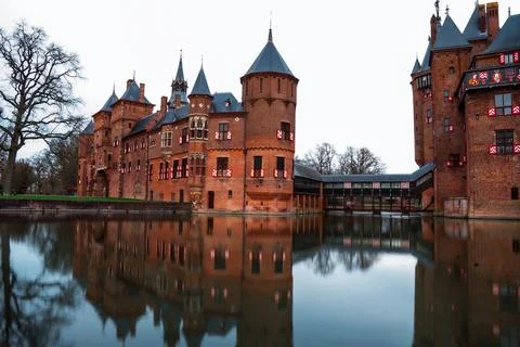 Castle on the lake 写真素材