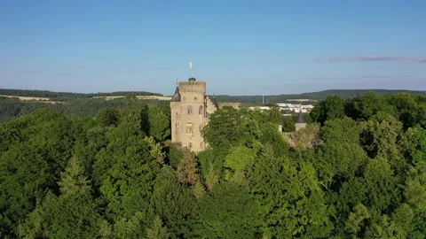 The Castle Landsberg at Meiningen in Thuringia Video stock 157604360