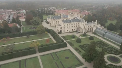 Castle of Lednice, Czech Republic Stock Footage 232484784
