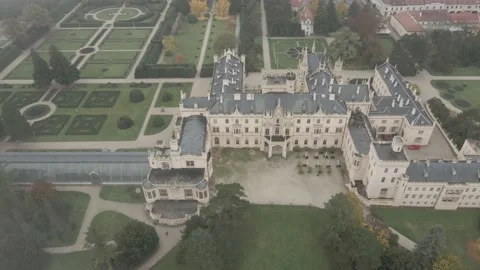 Castle of Lednice, Czech Republic Stock Footage 232484793