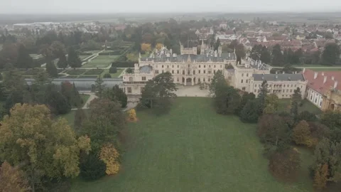 Castle of Lednice, Czech Republic Stock Footage 232485016