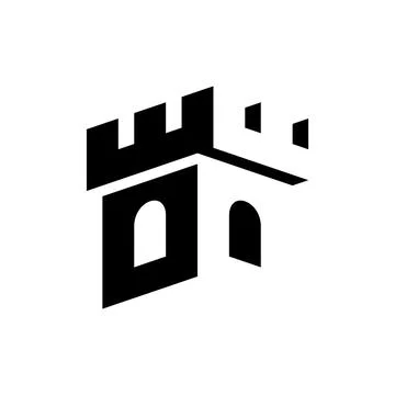 Castle Logo Stock Illustration
