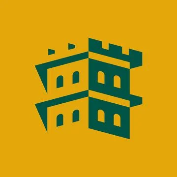Castle Logo Stock Illustration