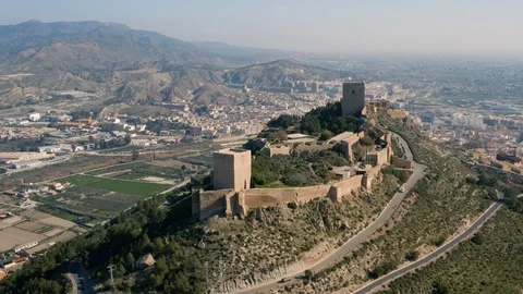 Castle of Lorca Stock Footage 125383404