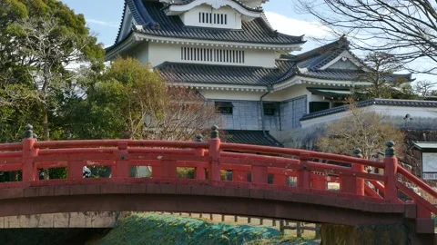 Castle that makes you feel the Edo period 스톡 동영상 125471316