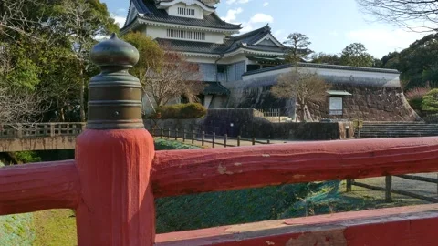 Castle that makes you feel the Edo period 스톡 동영상 125471544