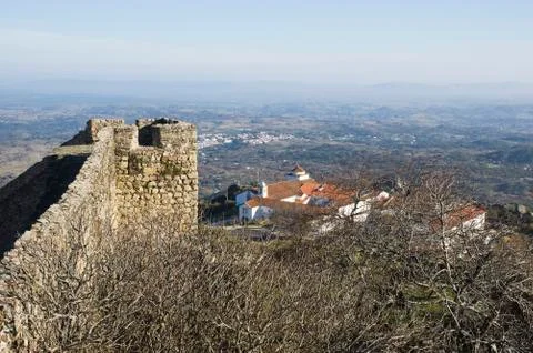 Castle of marvao Stock Photos
