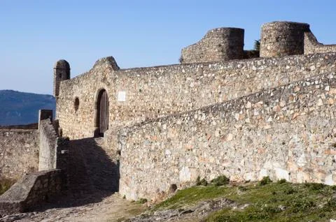 Castle of marvao Stock Photos