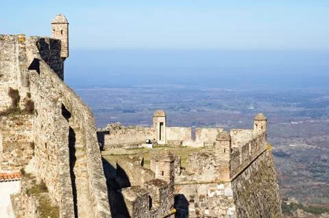 Castle of marvao Stock Photos