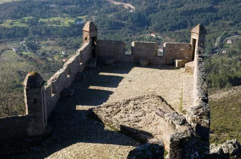 Castle of marvao Stock Photos
