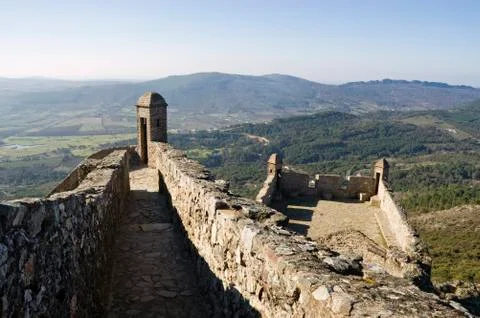 Castle of marvao Stock Photos
