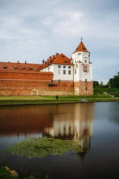 Castle in Mir, Belarus Stock Photos
