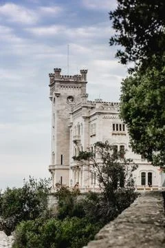 Castle miramare of trieste Foto stock