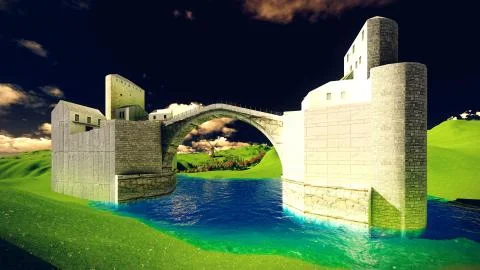 Castle of the Moors 库存插图