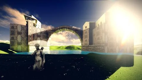 Castle of the Moors Stock-Illustration