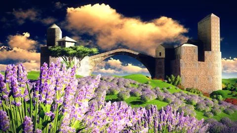 Castle of the Moors Illustrazione stock