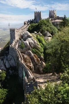 The Castle of the Moors Fotos Stock