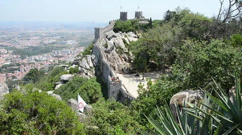 Castle of the Moors (Sintra) Stock-Footage 25957959