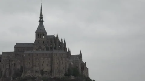 Castle of the mount of Saint Michel Video stock 68892288