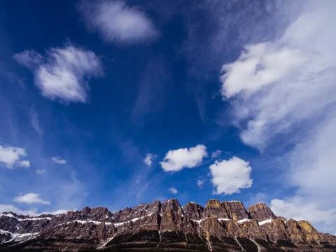 Castle mountain Stock-Fotos