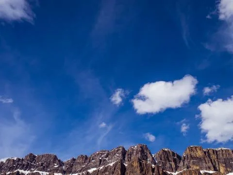 Castle mountain Stock Photos
