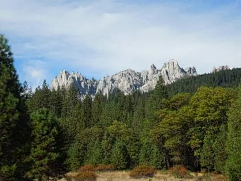 Castle mountain Stock Photos