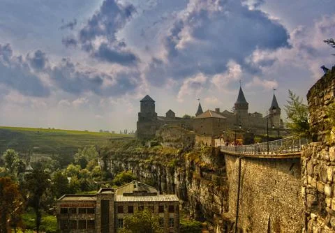 Castle on the mountain Foto stock
