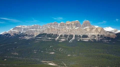 Castle Mountain Stock Photos