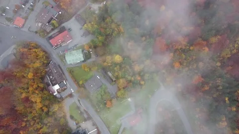 Castle in the mountains Stock Footage 142392893