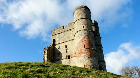 Castle - moving timelapse Stock Footage 34338825