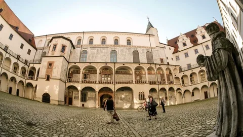 The castle of Neuburg Stock Footage 70659136