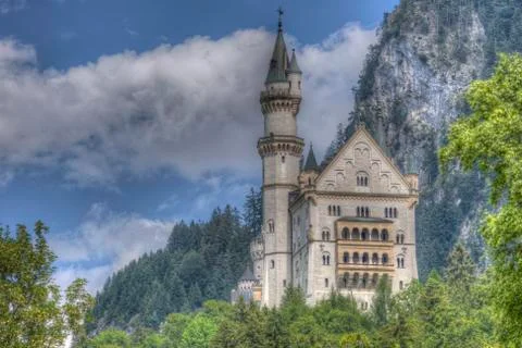 Castle neuschwanstein Stock Photos