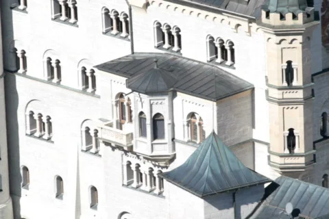 Castle Neuschwanstein, Prince's Chambers Stock Footage