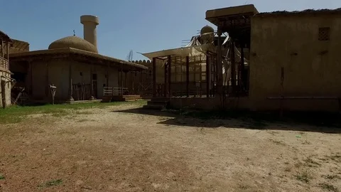 Castle of nomads. Stock Footage 75742541