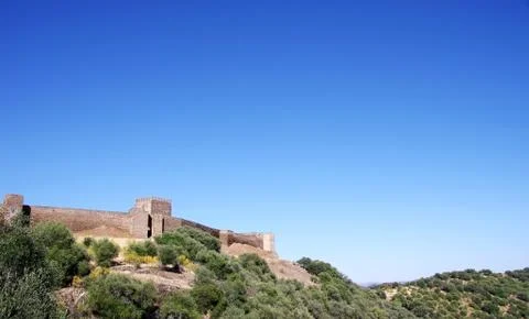 Castle of noudar Stock Photos