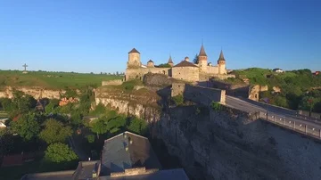 Castle of the old city. Stock Footage 85510398