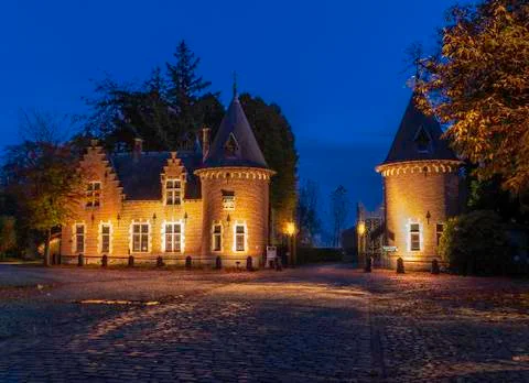 Castle of Ooidonk Stock Photos